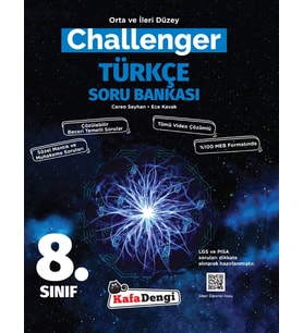 Kafa Dengi Yayınları 8. Sınıf Challenger Türkçe Soru Bankası