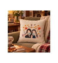 Gilmore Girls Yastık Kılıfı 35x35 cm Stars Hollow Kırlent Kılıfı