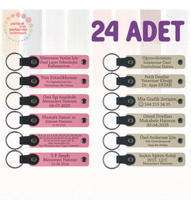 Pembe & Sütlü Kahve, 24’lü Set, Kişiselleştirilebilir Hediyelik, Şirket Yıl Dönümüne Anlamlı Sürpriz