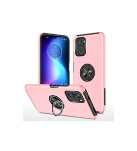 Poco F3 Kılıf Elit Yüzüklü Kapak - Pembe
