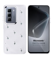 Microsonic Infinix Hot 50 4G Kılıf PrettyCharm Tulip (Yeşil)