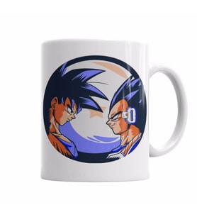Goku & Vegeta Kupa Bardak Porselen
