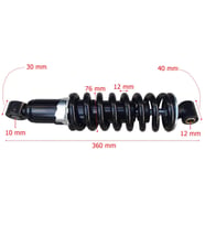 Yamaha Cross Xtz 250 Arka Amortisör 360 Mm Gazlı