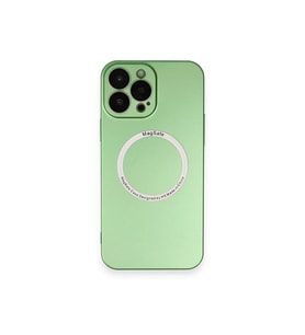 iPhone 13 Pro Kılıf Jack Magneticsafe Lens Silikon - Yeşil