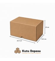 22,5x14,5x13 cm E-Ticaret ve Kargo Kutusu (50 ADET)