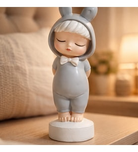 Polyester El Yapımı Tatlı Bebek Biblosu Dekoratif Biblo Heykel 15 CM