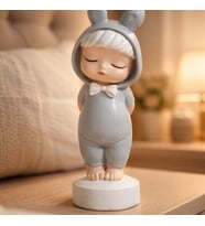 Polyester El Yapımı Tatlı Bebek Biblosu Dekoratif Biblo Heykel 15 CM