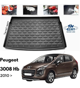 Peugeot 3008 Bagaj Havuzu Paspası 2010-2015