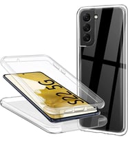 Samsung Galaxy S22 360 Kılıf Şeffaf Ön Arka Korumalı Silikon