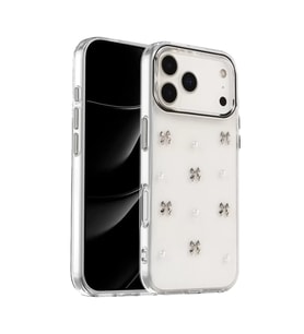 İphone 17 Fiyonk Desenli Kapak - Desen 8