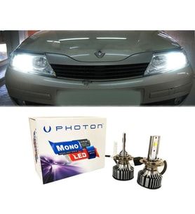 Renault Laguna 2 Led Xenon Uzun Far Ampulü H1 Mono Yeni Seri Beyaz 2002-2008