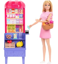 Barbie ve Teresa'nın Dostluk Tarifi Malibu Markette Bebek ve Oyun Seti JCT05 (Çok Renkli)