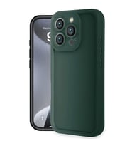 Apple iPhone 16 Pro Kılıf Viera Silikon - Koyu Yeşil