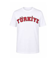 Trender Türkiye Baskılı Beyaz Erkek T-Shirt 26YSÖ8000001
