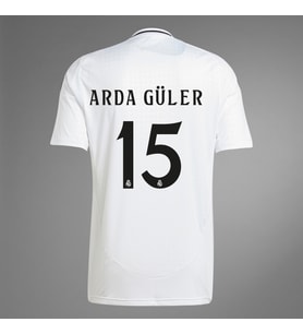 Real Madrid Arda Güler 24/25 Sezon 15 Numara beyaz 4 lü set çocuk forması