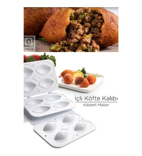 QNİAY İçli Köfte Aparatı 4'lü İçliköfte Kalıbı Pratik