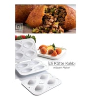 QNİAY İçli Köfte Aparatı 4'lü İçliköfte Kalıbı Pratik