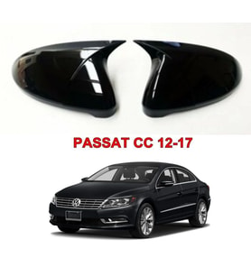 Drs Tuning Passat Uyumlu CC Batman Yarasa Ayna Kapağı (Parlak Siyah)