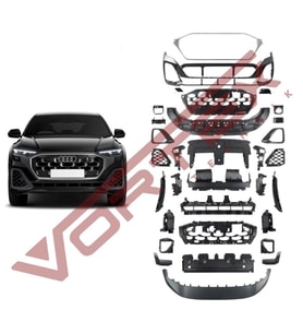 Audi Q8 2024- Ön Tampon Seti Komple (S-Line)
