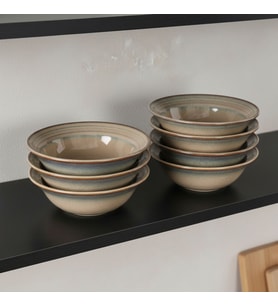 GÜRAL PORSELEN Güral 6 Adet 15 Cm Çorba Kasesi Reaktif Agate 969