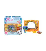 Sunman Littlest Pet Shop Minişler Figür Set Pet Nook G7#31 Papağan 00592