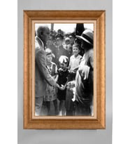 Altın Varaklı Paspartulu Çerçeveli Atatürk Tablo sd175