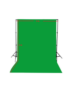 Greenbox Chromakey Ürün Çekimi İçin 300 x 300 CM Yeşil Fon Perde + Fon Standı (Buz-Buz)