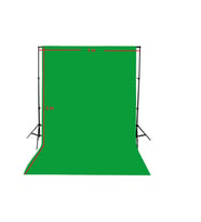 Greenbox Chromakey Ürün Çekimi İçin 300 x 300 CM Yeşil Fon Perde + Fon Standı (Buz-Buz)