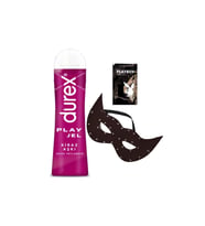 Durex Kiraz Aşkı 50 ml Jel + Siyah Deri Göz Maskesi + Hediye
