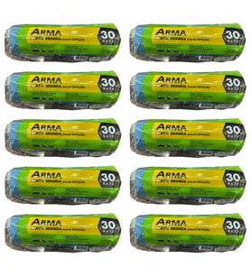 Arma Naylon Tadilat Boya Koruyucu Örtü Poşet Kalın Pratik Branda - 4x7.5 Metre - 30 m2 - 10 Paket