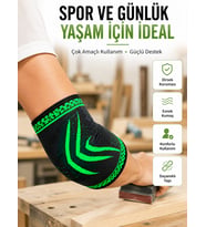 Dirsek Destekliği Kompresyonlu Elastik Spor Dirsek Koruyucu Günlük Kullanım İçin