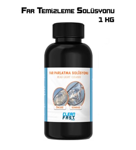 Yeni Nesil Premium Buharlı Far Temizleme Sıvısı Ve Parlatma Solüsyonu Kloroform Uyumlu 1 KG