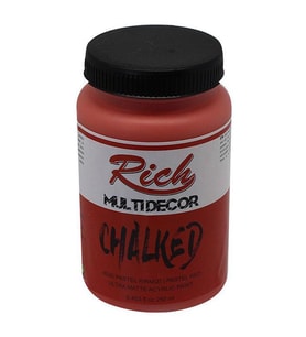 Rich Multi Decor Chalked Akrilik Boya Pastel Kırmızı 250ml