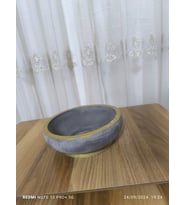 Dekoratif Taş Saksı Çift Taban