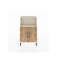 Arges Komodin 2 Raflı 2 Kapaklı 60x30x96 Aytaşı-Çam