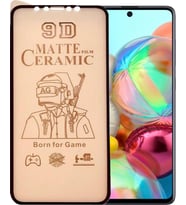 Samsung Uyumlu A71 Ekran Koruyucu 9D Mat Seramik Nano Tam Kaplayan