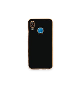 Huawei P20 Lite Kılıf Volet Silikon - Siyah