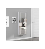 PARİS BEYAZ LEDLİ BEYAZ TAKI DOLABI
