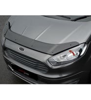 Ford Courier 2014 - 2020  Ön Kaput Koruyucu Rüzgarlığı Piano Black 3.2 mm Kalın Plastik