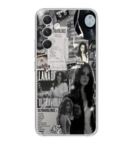 Samsung Galaxy A25 Uyumlu Lana Del Rey Desenli Şeffaf Telefon Kılıfı