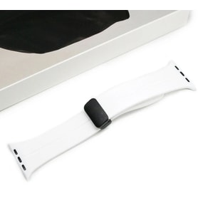 Ally Apple Watch 7-8 41mm 6-5-4 40mm Manyetik Uçlu Silikon Kayış Kordon 3-2-1 38m - HPSBYI8682-5