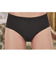 Berrak 1050 Erkek Slip Külot 12 Adet  (Siyah)
