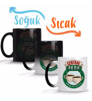 Friends Central Perk Sihirli Kupa Bardak Porselen