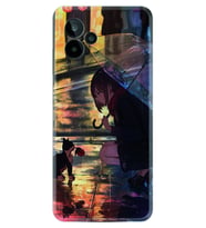 General Mobile GM 24 Pro Kılıf Silikon Desen Özel Seri Kız ve Kedi 1762