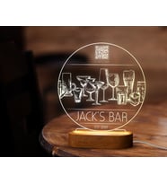BK Gift Restoran & Cafe & Barlara Özel Led Lamba QR Kod Menü, Işıklı QR Menü, QR Kodlu Masa Dekoru, Işıklı Pleksi Biblo-16