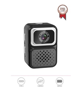 Torima CMR-36 Siyah Mini Anahtarlık Dijital 480P Video Fotoğraf Makinesi Kamera