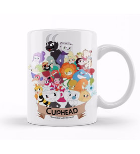Cuphead 05 Kupa Bardak Porselen