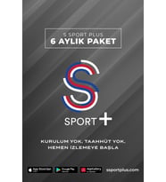 S Sport Plus 6 Aylık Paket (Siyah)