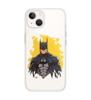 Iphone 14 Plus Uyumlu Batman Tasarımlı Şeffaf Telefon Kılıfı