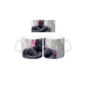 Ghostbastır Design Black Panther Kupa Bardak Tek Adet 071